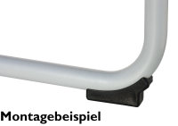 Schalengleiter 202-25-R80-AE Kunststoffgleiter -...