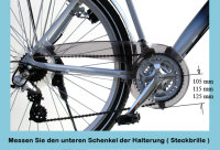 Fahrrad Kettenschutz Performance Line 210-2 bis 42 Zähne 3-fach Kettenblatt ATB MTB nachträglch bei Kettenschaltung