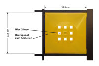 4er Set Dekaform Regaltür für Würfel Tür mit Flexi fuer Ikea Expedit-Kallax Nornäs XXXL Raumteiler Sonderfarben