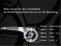 Easy-Line Fahrradkettenschutz Schwarz 180 |194 mm...