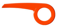 Easy-Line Fahrrad Kettenschutz Orange 180 | 194 mm...