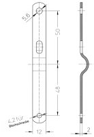 Fahrrad Kettenschutz Easy-Line 180-3 für 36-38 Zähne Kettenblatt (zwei flügelig) für City Bike