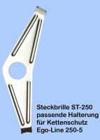 Steckbrille 250 (verzinkt) bis 48 Zähne 3-fach Kettenblatt mit Schutzring fuer Fahrrad Kettenschutz bei Kettenschaltung