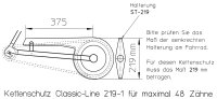Fahrrad Kettenschutz Classic-Line 219-1 für 44-46-48...