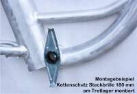 Steckbrille 180mm bis 38 Zähne 1-fach Kettenblatt...