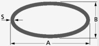 Kunststoff Lamellen-Stopfen F101-OV Endkappe für Oval-Rohr | Ellipsenrohr 30x15x1,5-2