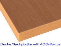 Tischplatte für Büro-Tisch, Einsitzer Schultisch 70x50 cm